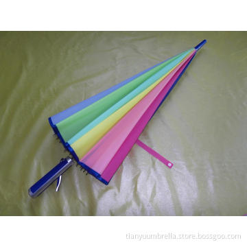 Custom 16 Bone Creative Automatic Rainbow Paraplyer